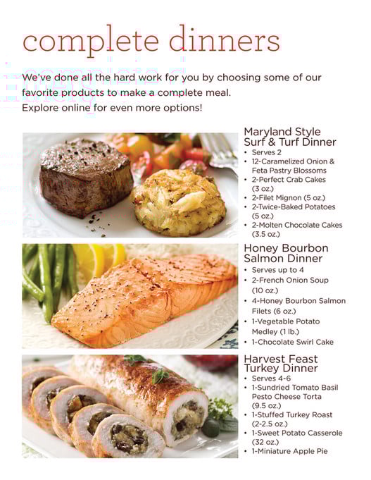 Impromptu Gourmet frozen food catalog Page 45